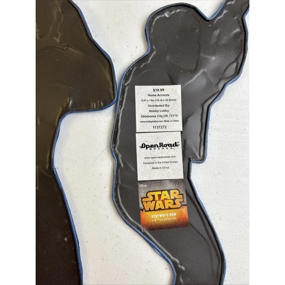 3 Metal Wall Plaques‎ Home Accents Wall Décor Star Wars